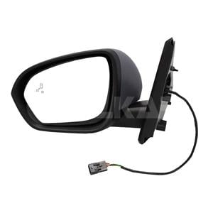 Wing Mirrors, Left Wing Mirror (electric, heated, blind spot warning, primed cover) for DACIA DUSTER, 2018 Onwards, 