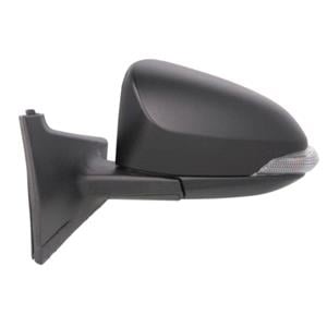 Wing Mirrors, Left Wing Mirror (electric, heated, indicator lamp, black cover) for TOYOTA YARIS / VITZ, 2011 Onwards, 