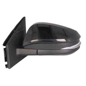 Wing Mirrors, Left Wing Mirror (electric, indicator, not heated, black cover) for Toyota RAV 4 IV, 2012 Onwards, 