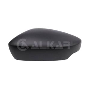 Wing Mirrors, Left Mirror Cover (black, with gap for indicator) for Skoda Fabia Estate 2014 Onwards, 