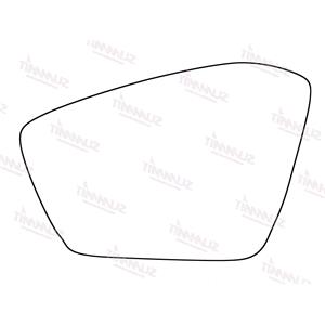 Wing Mirrors, Left Stick On Wing Mirror Glass for Skoda KAMIQ 2019 Onwards, SUMMIT