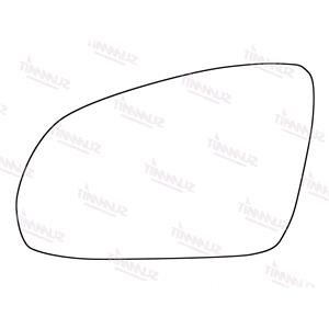 Wing Mirrors, Left Stick On Wing Mirror Glass for Hyundai KONA SUV Van 2017 Onwards, 