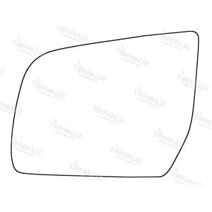 Wing Mirrors, Left Stick On Wing Mirror Glass for Ford RANGER 2012 Onwards, 