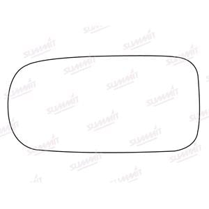 Wing Mirrors, Left / Right Stick On Wing Mirror Glass for Jaguar XJ, 1997 2003, SUMMIT