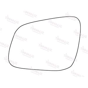Wing Mirrors, Left Stick On Wing Mirror Glass for Holden Barina Spark 2010 to 2015, 