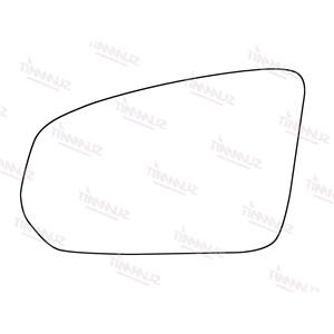 Wing Mirrors, Left Stick On Wing Mirror Glass for Volvo V90 II 2016 Onwards, 