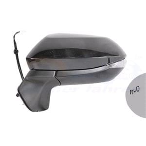 Wing Mirrors, Left Wing Mirror (electric, heated, indicator, primed cover, power folding, blind spot warning) for Toyota YARIS CROSS 2020 Onwards, 