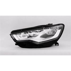 Lights, Left Headlamp (Halogen, Takes H7 / H15 Bulbs, Supplied With Motor) for Audi A6 Avant 2011 on, 