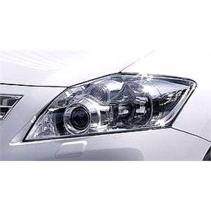 Lights, Left Headlamp (With Chrome Bezel, Halogen, Takes H11 / HB3 Bulbs, With Load Level Adjustment, Original Equipment) for Toyota AURIS  2010 2012, 