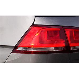 Lights, Left Rear Lamp (Estate, Outer, On Quarter Panel, Bright Red) for Volkswagen GOLF VII Estate 2013 on, 
