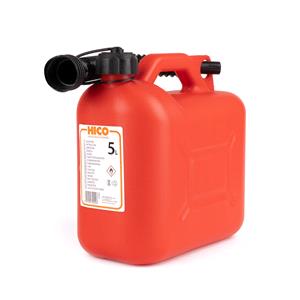 Jerry and Fuel Cans, Lightweight Plastic Fuel Jerry Can   5 Litre, AMIO