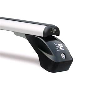 Complete set of aluminium roof bars, supplied with locks and keys