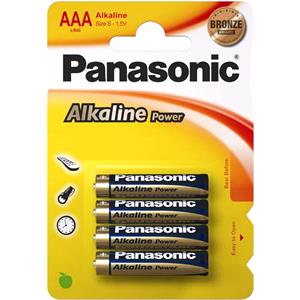 Office Supplies, AAA Batteries   Pack of 4, PANASONIC