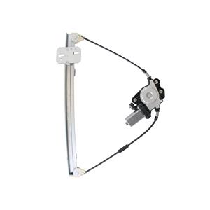 Window Regulators, Front Left Electric Window Regulator (with motor) for FIAT SEICENTO (187), 1998 2010, 2 Door Models, WITHOUT One Touch/Antipinch, motor has 2 pins/wires, AC Rolcar