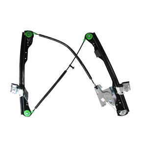 Window Regulators, Front Right Electric Window Regulator Mechanism (without motor) for FORD FOCUS Saloon (DFW), 1999 2005, 2 Door Models, WITHOUT One Touch/Antipinch, holds a standard 2 pin/wire motor, AC Rolcar