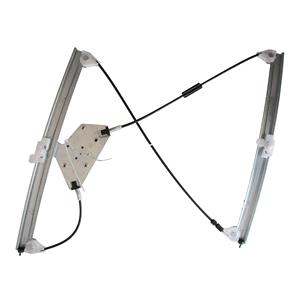 Window Regulators, Front Left Electric Window Regulator Mechanism (without motor) for BMW 3 Series Compact (E46), 2001 2005, 2 Door Models, One Touch/AntiPinch Version, holds a motor with 6 or more pins, AC Rolcar