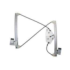 Window Regulators, Front Right Electric Window Regulator Mechanism (without motor) for AUDI A4 (8D, B5), 1995 2000, 4 Door Models, One Touch/AntiPinch Version, holds a motor with 6 or more pins, AC Rolcar