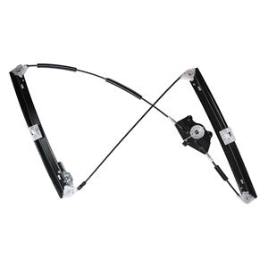 Window Regulators, Front Right Electric Window Regulator Mechanism (without motor) for AUDI A4 Avant (8ED), 2004 2008, 4 Door Models, One Touch/AntiPinch Version, holds a motor with 6 or more pins, AC Rolcar