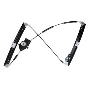 Window Regulators, Front Left Electric Window Regulator Mechanism (without motor) for AUDI A4 Avant (8ED), 2004 2008, 4 Door Models, One Touch/AntiPinch Version, holds a motor with 6 or more pins, AC Rolcar