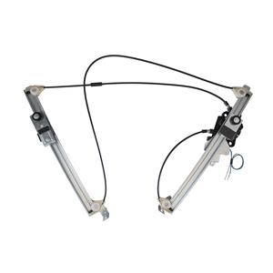 Window Regulators, Front Right Electric Window Regulator (with motor) for MINI Convertible (R5), 2004 2007, 2 Door Models, WITHOUT One Touch/Antipinch, motor has 2 pins/wires, AC Rolcar