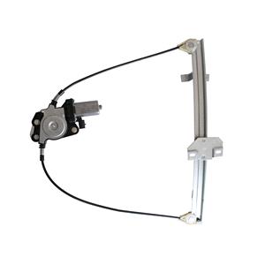 Window Regulators, Front Left Electric Window Regulator (with motor) for Mazda 121 Mk III, 1996 2003, 2 Door Models, WITHOUT One Touch/Antipinch, motor has 2 pins/wires, AC Rolcar