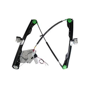 Window Regulators, Front Left Electric Window Regulator (with motor) for FORD FOCUS Saloon (DFW), 1999 2005, 4 Door Models, WITHOUT One Touch/Antipinch, motor has 2 pins/wires, AC Rolcar