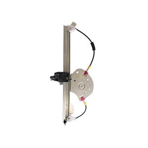 Window Regulators, Front Right Electric Window Regulator (with motor) for Citroen C3 (FC_), 2002 2009, 4 Door Models, WITHOUT One Touch/Antipinch, motor has 2 pins/wires, AC Rolcar