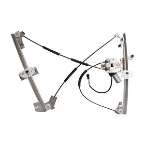 Window Regulators, Front Right Electric Window Regulator (with motor) for PEUGEOT PARTNER Combispace (5F), 1996 2008, 2 Door Models, WITHOUT One Touch/Antipinch, motor has 2 pins/wires, AC Rolcar