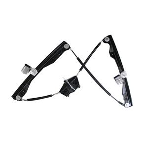 Window Regulators, Front Left Electric Window Regulator Mechanism (without motor) for SKODA Fabia Praktik, 2002 2007, 4 Door Models, One Touch/AntiPinch Version, holds a motor with 6 or more pins, AC Rolcar