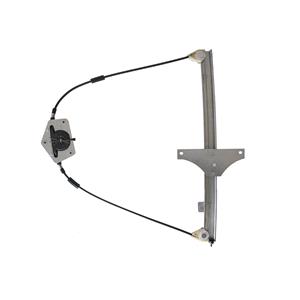 Window Regulators, Front Left Electric Window Regulator Mechanism (without motor) for PEUGEOT 307 (3A/C), 2000 2007, 2 Door Models, One Touch/AntiPinch Version, holds a motor with 6 or more pins, AC Rolcar