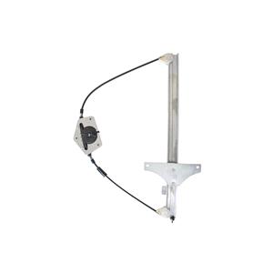 Window Regulators, Front Left Electric Window Regulator Mechanism (without motor) for PEUGEOT 307 Estate (3E), 2002 2007, 4 Door Models, One Touch/AntiPinch Version, holds a motor with 6 or more pins, AC Rolcar