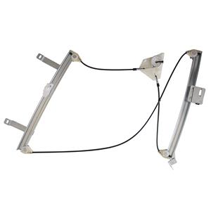 Window Regulators, Front Left Electric Window Regulator Mechanism (without motor) for PEUGEOT 307 CC (3B), 2003 2007, 2 Door Models, One Touch/AntiPinch Version, holds a motor with 6 or more pins, AC Rolcar