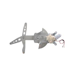 Window Regulators, Front Right Electric Window Regulator (with motor, one touch operation) for VW PASSAT Estate (3A5, 35I), 1993 1996, 4 Door Models, WITHOUT One Touch/Antipinch, motor has 2 pins/wires, AC Rolcar