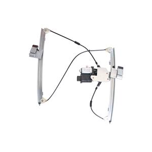 Window Regulators, Front Right Electric Window Regulator (with motor, one touch operation) for VW Polo (6N), 1999 2001, 4 Door Models, One Touch Version, motor has 6 or more pins, AC Rolcar