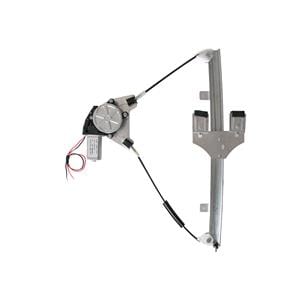 Window Regulators, Front Left Electric Window Regulator (with motor) for VW FOX (5Z1), 2003 , 2 Door Models, WITHOUT One Touch/Antipinch, motor has 2 pins/wires, AC Rolcar