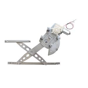 Window Regulators, Front Right Electric Window Regulator (with motor) for TOYOTA YARIS (_CP10), 1999 2005, fits only models made in Japan, 2/4 Door Models, WITHOUT One Touch/Antipinch, motor has 2 pins/wires, AC Rolcar