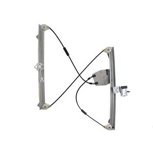 Window Regulators, Front Right Electric Window Regulator Mechanism (without motor) for BMW X3 (E83), 2004 2010, 4 Door Models, One Touch/AntiPinch Version, holds a motor with 6 or more pins, AC Rolcar