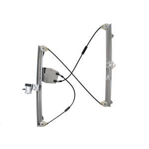 Window Regulators, Front Left Electric Window Regulator Mechanism (without motor) for BMW X3 (E83), 2004 2010, 4 Door Models, One Touch/AntiPinch Version, holds a motor with 6 or more pins, AC Rolcar