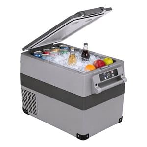 Cooler Boxes, Glacier 40L Compressor Fridge/Freezer – DC 12/24V or AC 240V, Portable, Dual Zone, LED Display, Streetwize