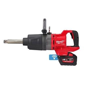 Impact Drivers and Wrenches, Milwaukee M18 FUEL Cordless High Torque 1 Impact Wrench D Handle Long Anvil Friction Ring with 1x 12.0Ah Battery, Milwaukee