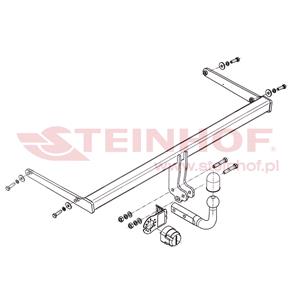 Tow Bars And Hitches, Steinhof Towbar (fixed with 2 bolts) for Mazda 2,  2007 to 2014, Steinhof