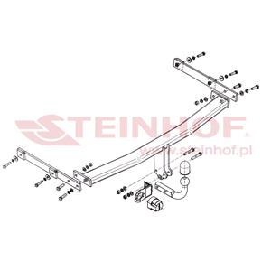 Tow Bars And Hitches, Steinhof Towbar (fixed with 2 bolts) for Mazda 6 Estate, 2008 2012, Steinhof