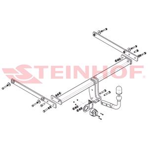 Tow Bars And Hitches, Steinhof Towbar (fixed with 2 bolts) for Mazda CX 3, 2015 Onwards, Steinhof