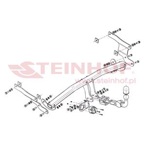 Tow Bars And Hitches, Steinhof Automatic Detachable Towbar (horizontal system) for Mazda 3, 2013 Onwards, Steinhof