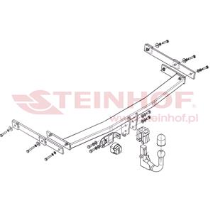 Tow Bars And Hitches, Steinhof Automatic Detachable Towbar (vertical system) for Mazda 6 Hatchback,  2007 to 2012, Steinhof