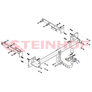 Tow Bars And Hitches, Steinhof Towbar (fixed with 2 bolts) for Mercedes R CLASS, 2006 2015, Steinhof