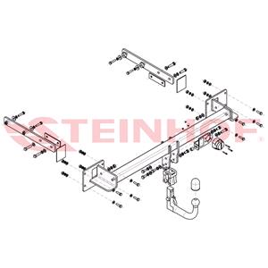 Tow Bars And Hitches, Steinhof Automatic Detachable Towbar (vertical system) for Mercedes R CLASS, 2006 2015, Steinhof