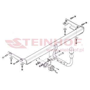 Tow Bars And Hitches, Steinhof Towbar (fixed with 2 bolts) for Mitsubishi GALANT Mk V Saloon, 1992 1996, Steinhof
