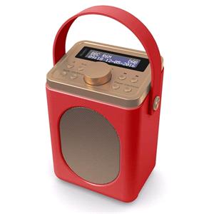 Electronics, Majority Little Shelford Portable DAB Radio with Bluetooth   Red, Majority