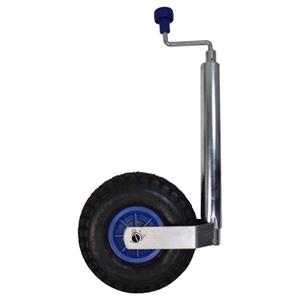 Locks and Clamps, Maypole 100Kg Pneumatic Telescopic Jockey Wheel   48mm, MAYPOLE